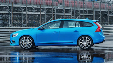 Volvo V60 Polestar estate on track