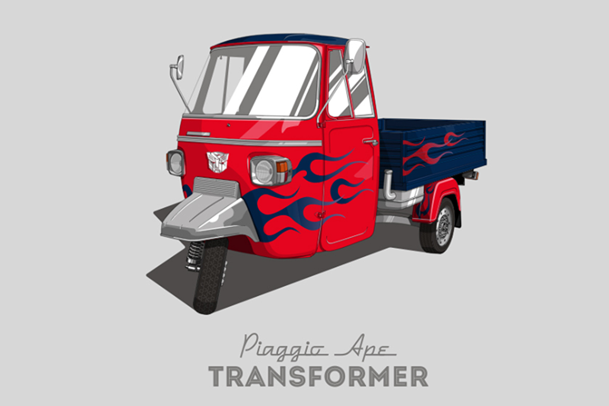 Piaggio Ape - Transformers