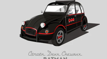 Citroen 2CV batmobile
