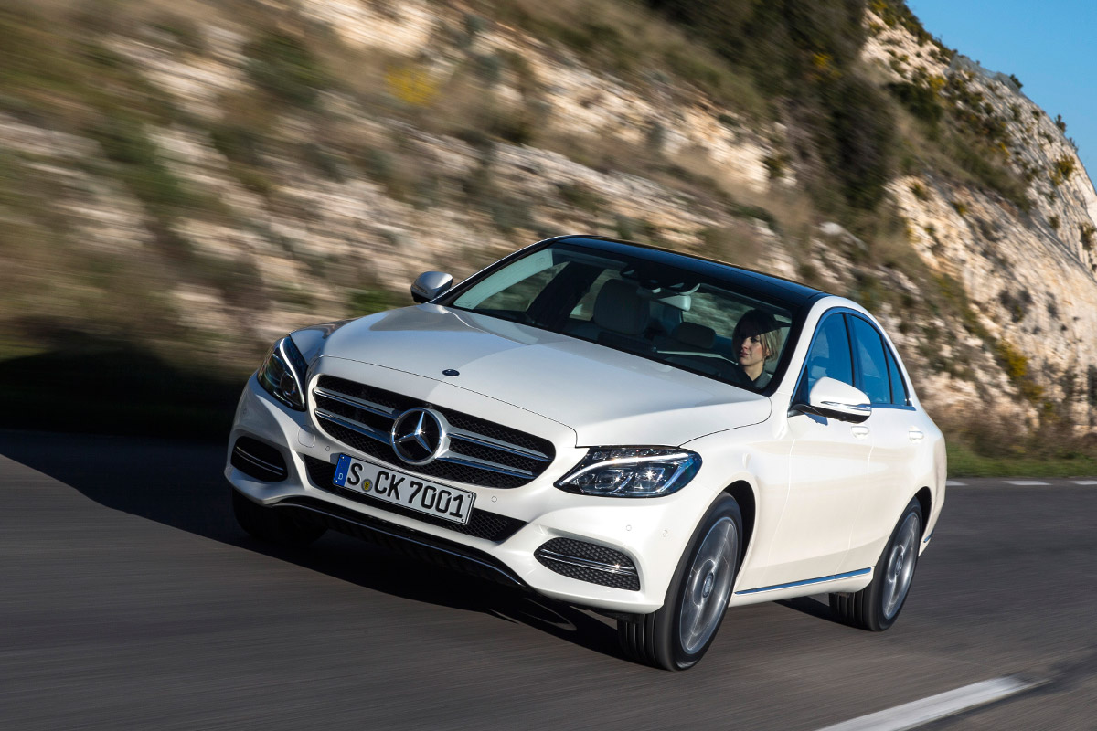 Mercedes C200 BlueTec front