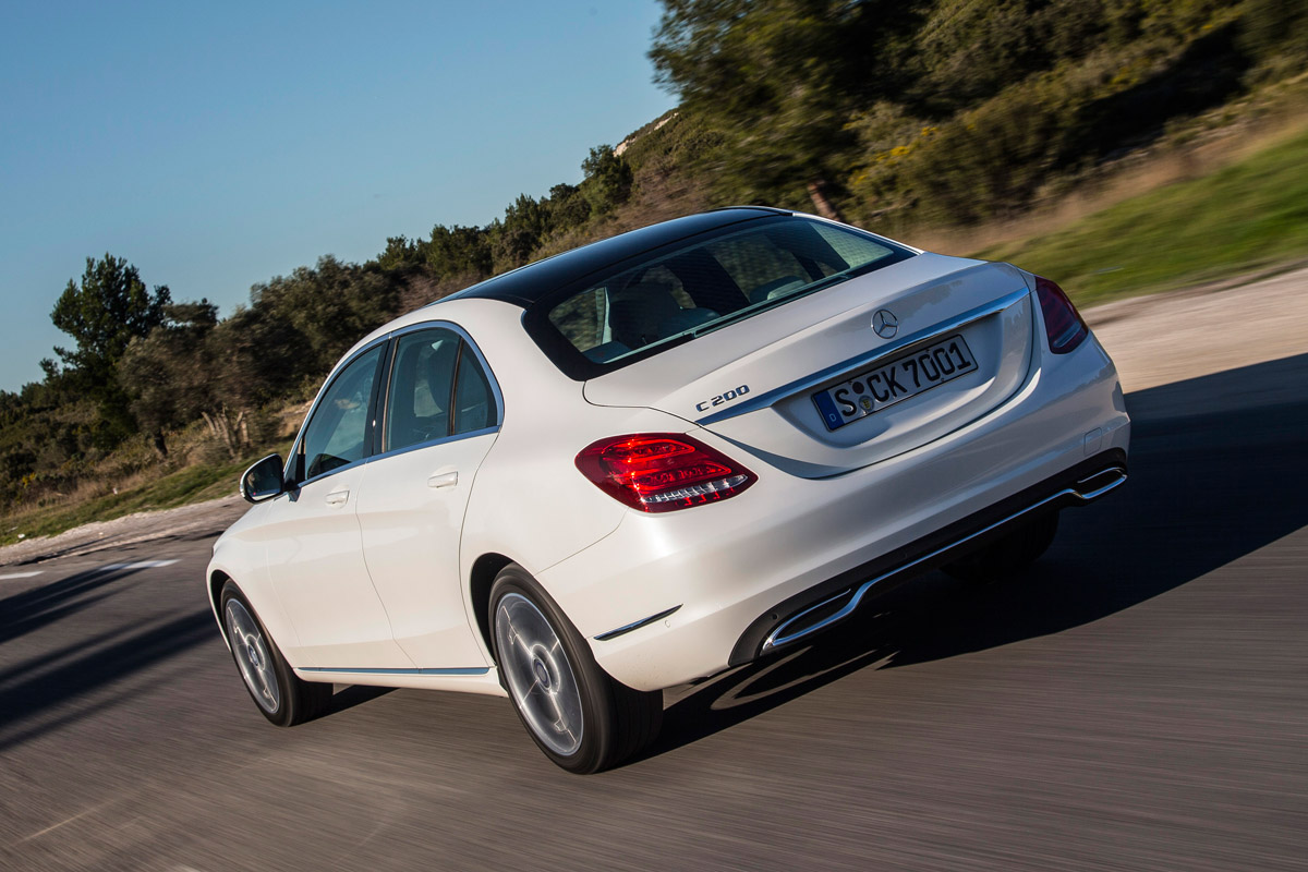 Mercedes C200 BlueTec rear