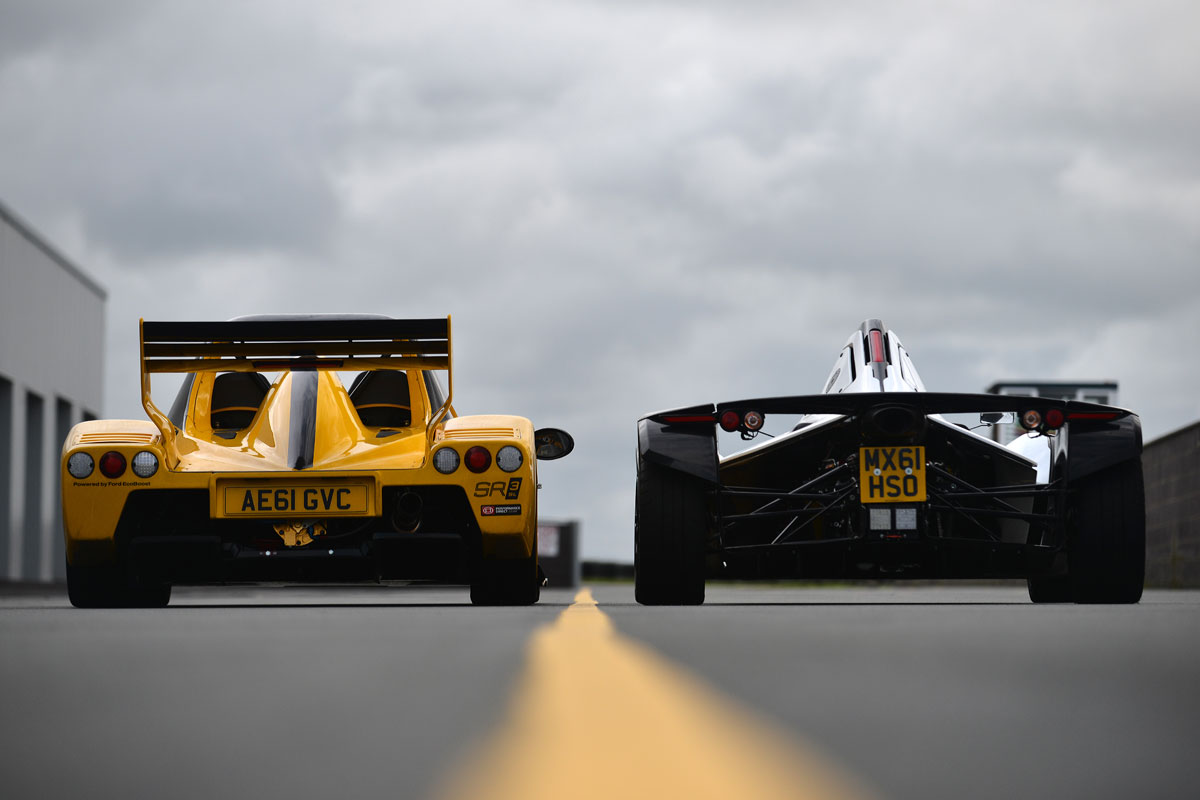 Radical SR3 SL and BAC Mono rear static