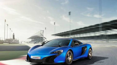 McLaren 650S on track