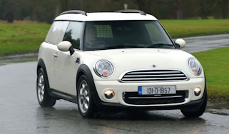 MINI Clubvan front cornering