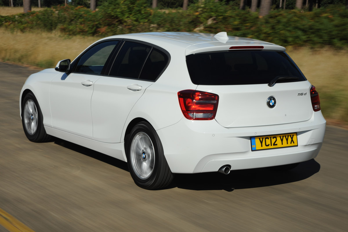 BMW 116d rear tracking
