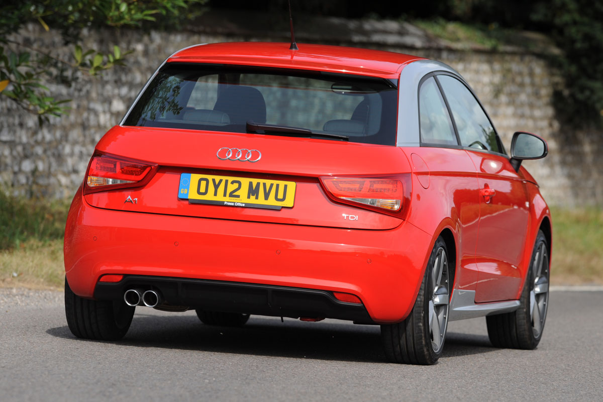 Audi A1 rear cornering