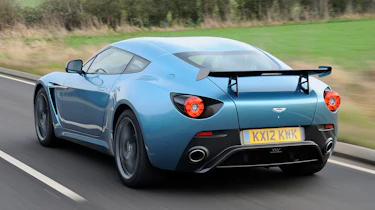 Aston Martin V12 Zagato rear tracking