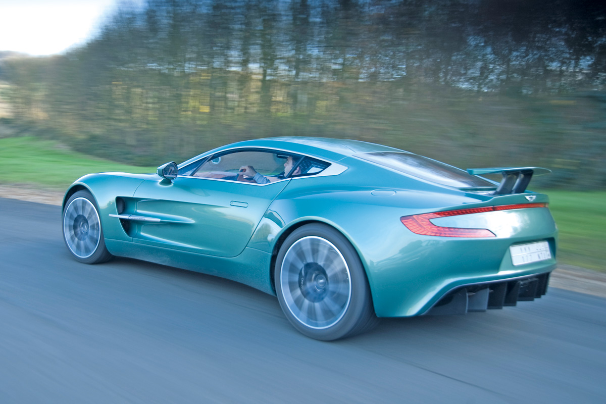 Aston Martin One-77 rear cornering