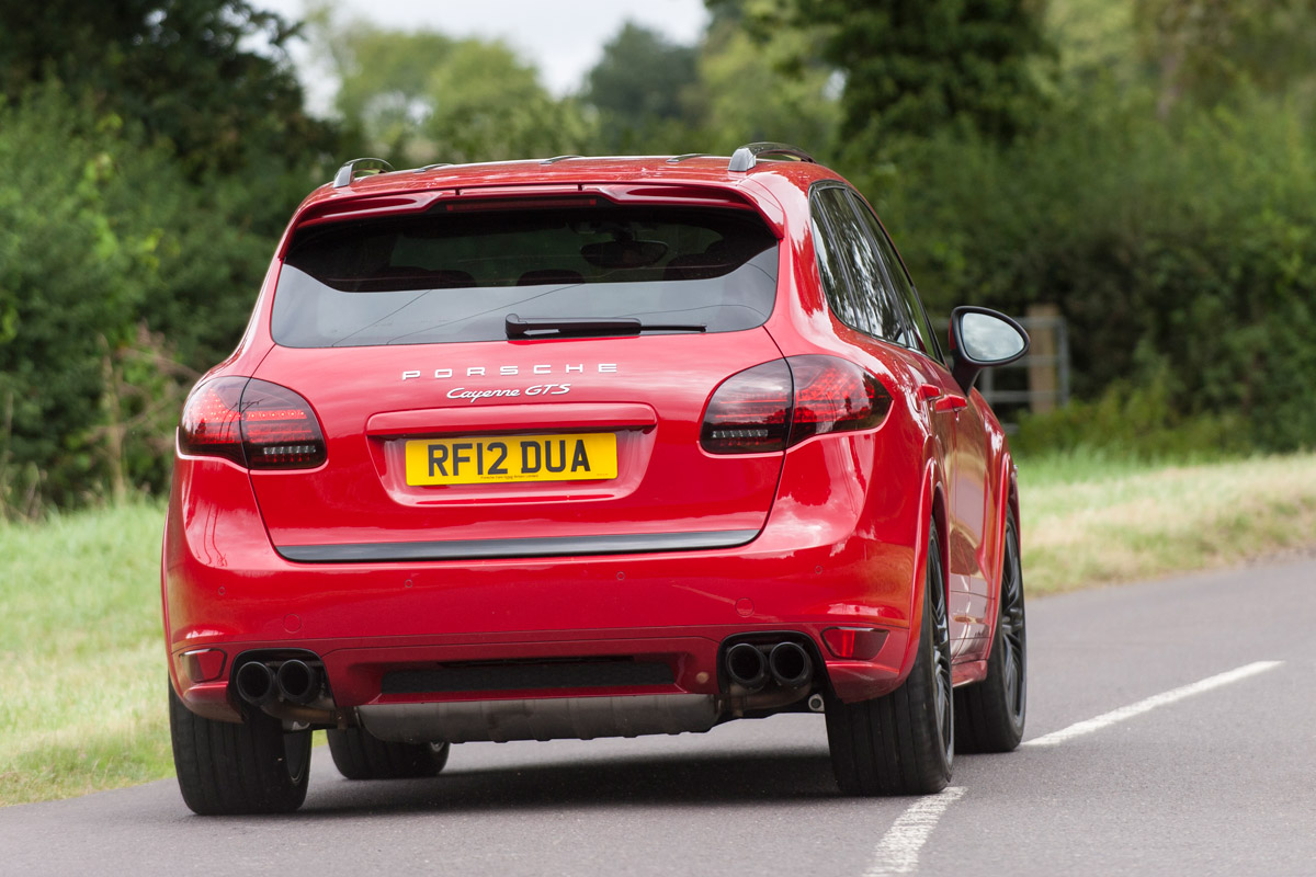 Porsche Cayenne GTS rear cornering