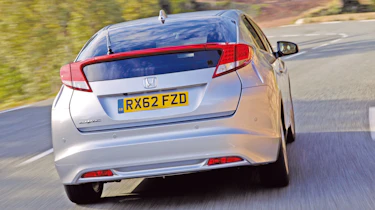 Honda Civic rear tracking