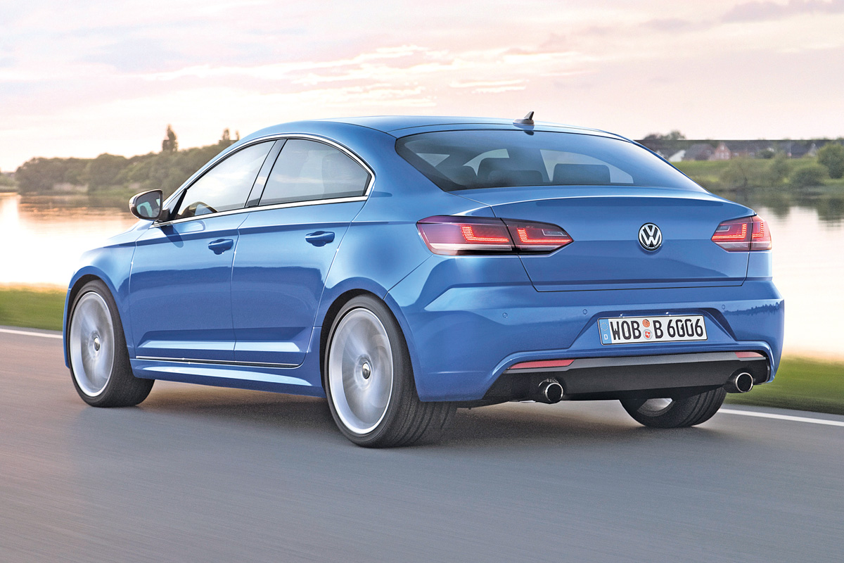 Volkswagen Golf Coupe rear tracking