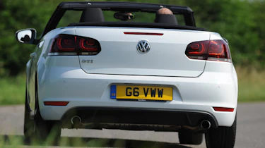Volkswagen Golf GTI Cabriolet rear cornering