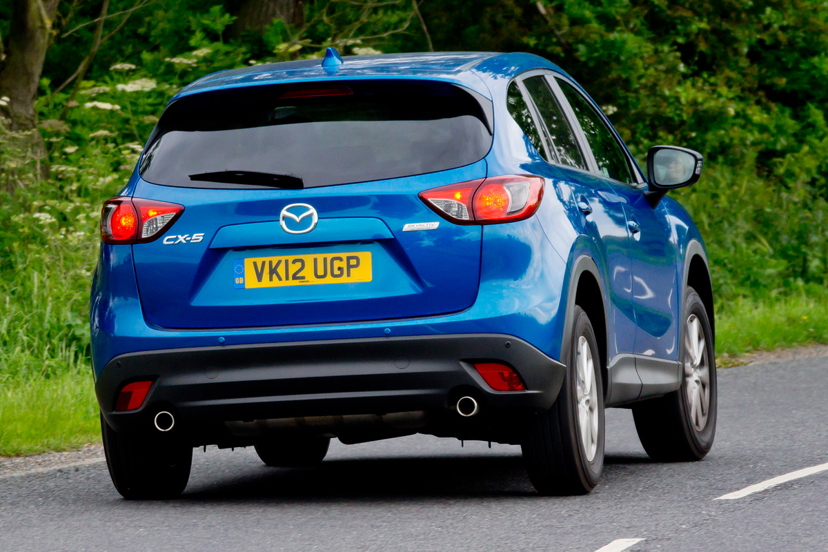 Mazda CX-5 rear cornering