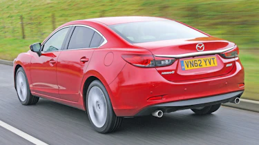 Mazda 6 saloon rear tracking