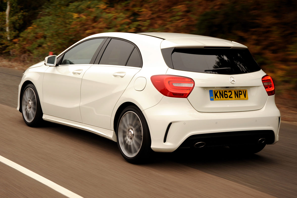 Mercedes A250 rear tracking