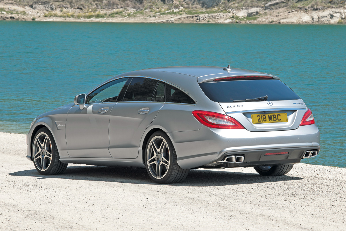 Mercedes CLS 63 AMG Shooting Brake rear static