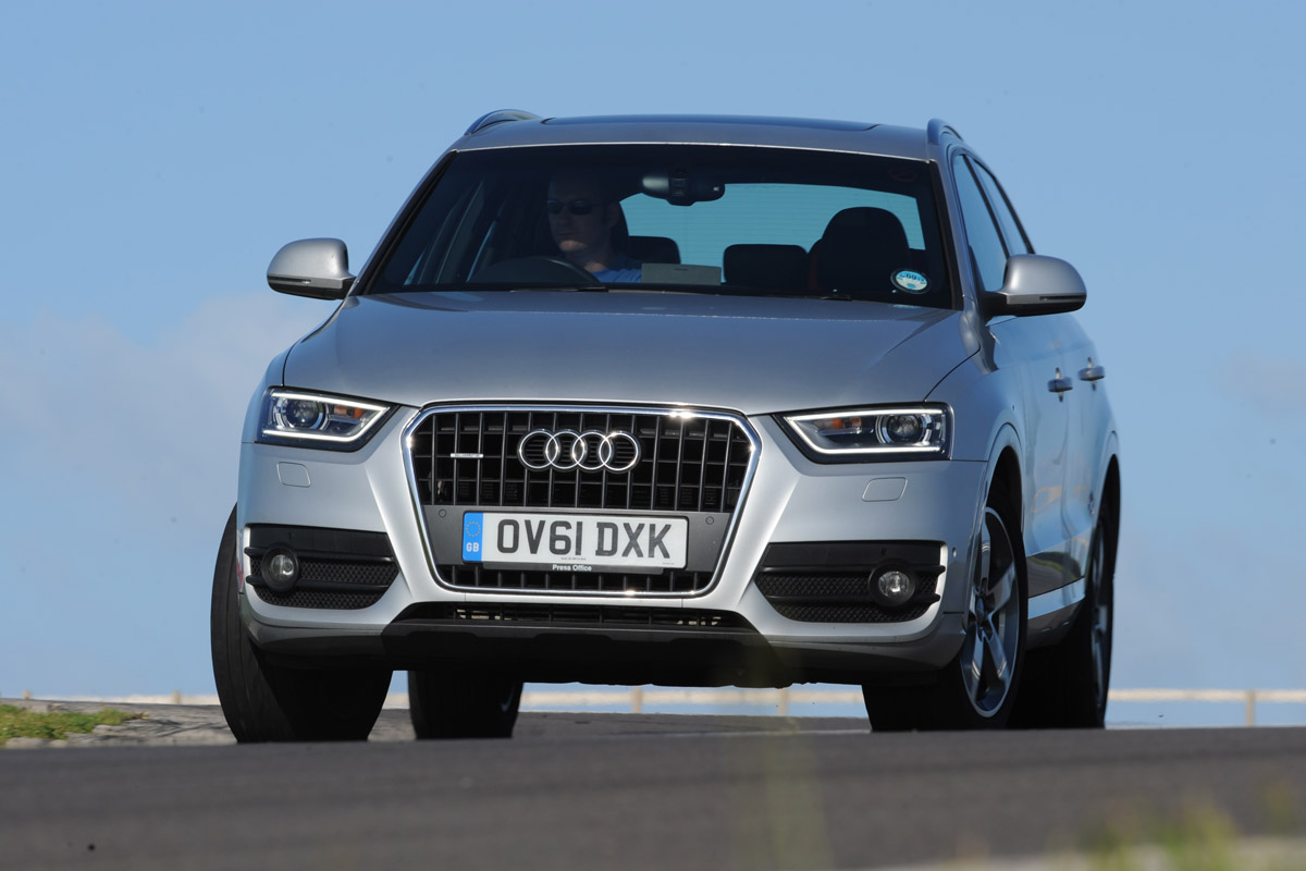 Audi Q3 front cornering