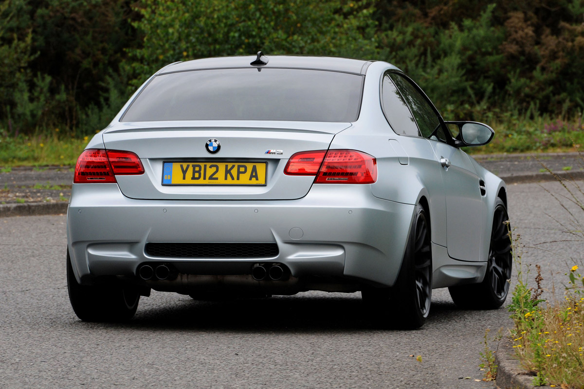 BMW M3 Frozen Silver rear