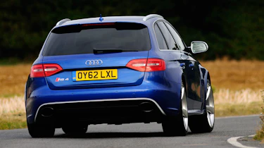 Audi RS4 rear cornering