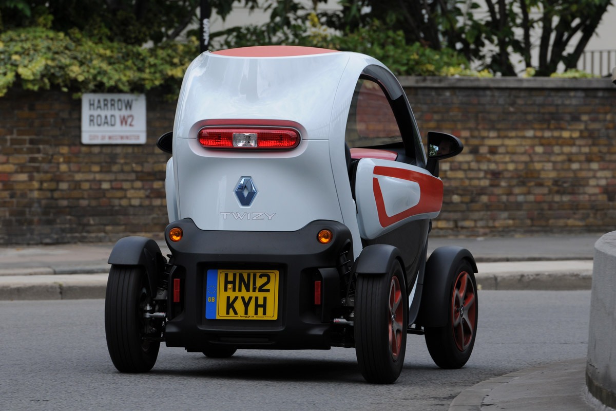 Renault Twizy rear cornering