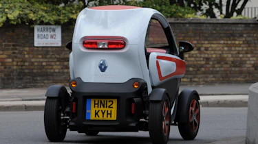 Renault Twizy rear cornering