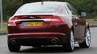 Jaguar XF rear cornering