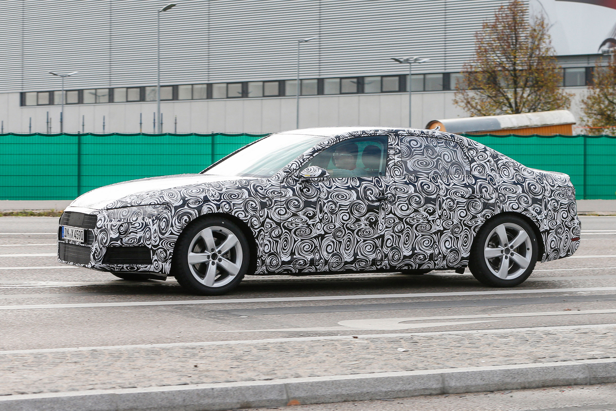 New Audi A4 2015 spy shots 3