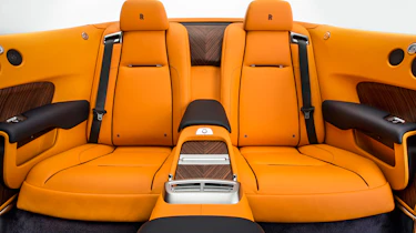 Rolls-Royce Dawn convertible rear seats