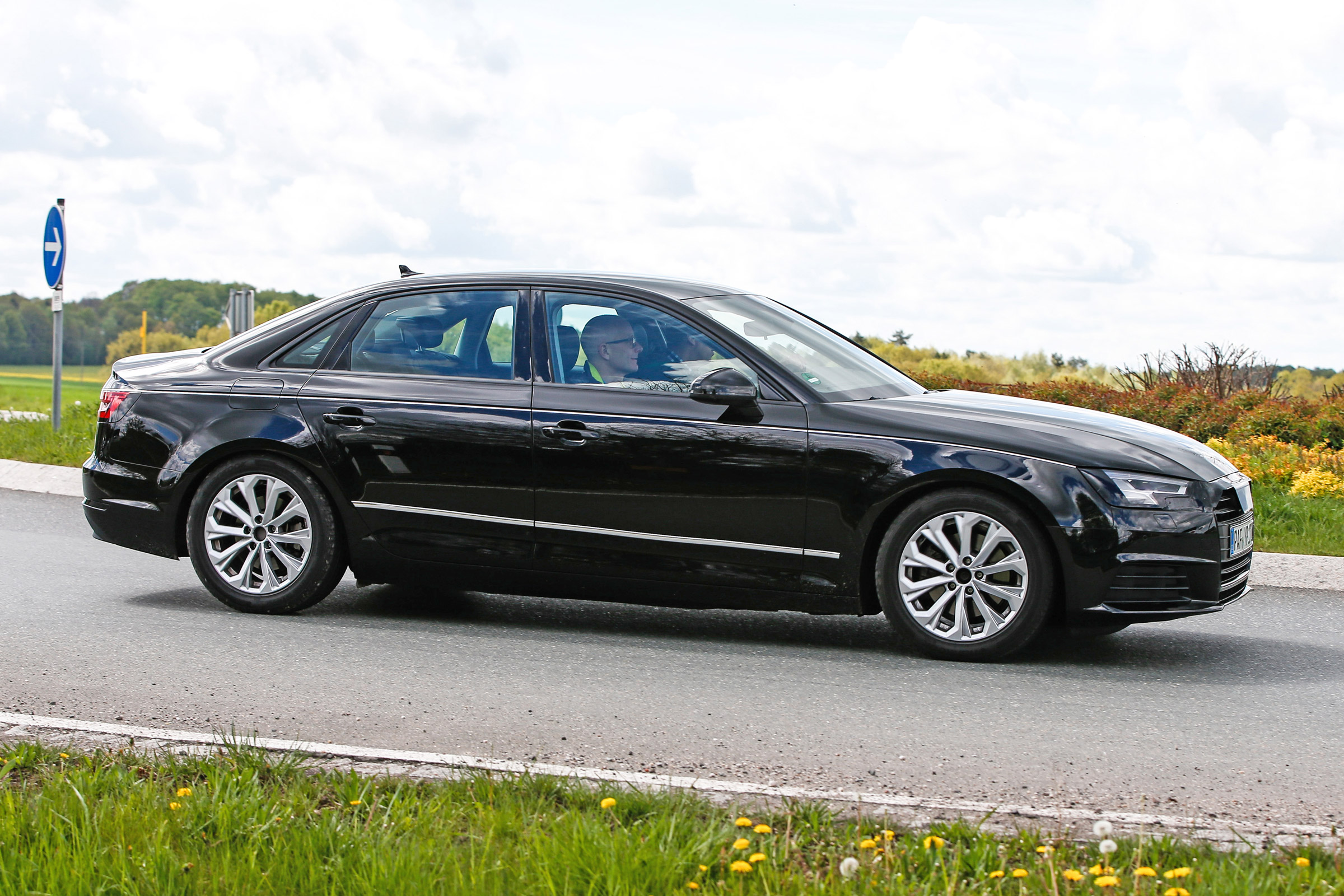 New Audi A4 2015 spy shots 4