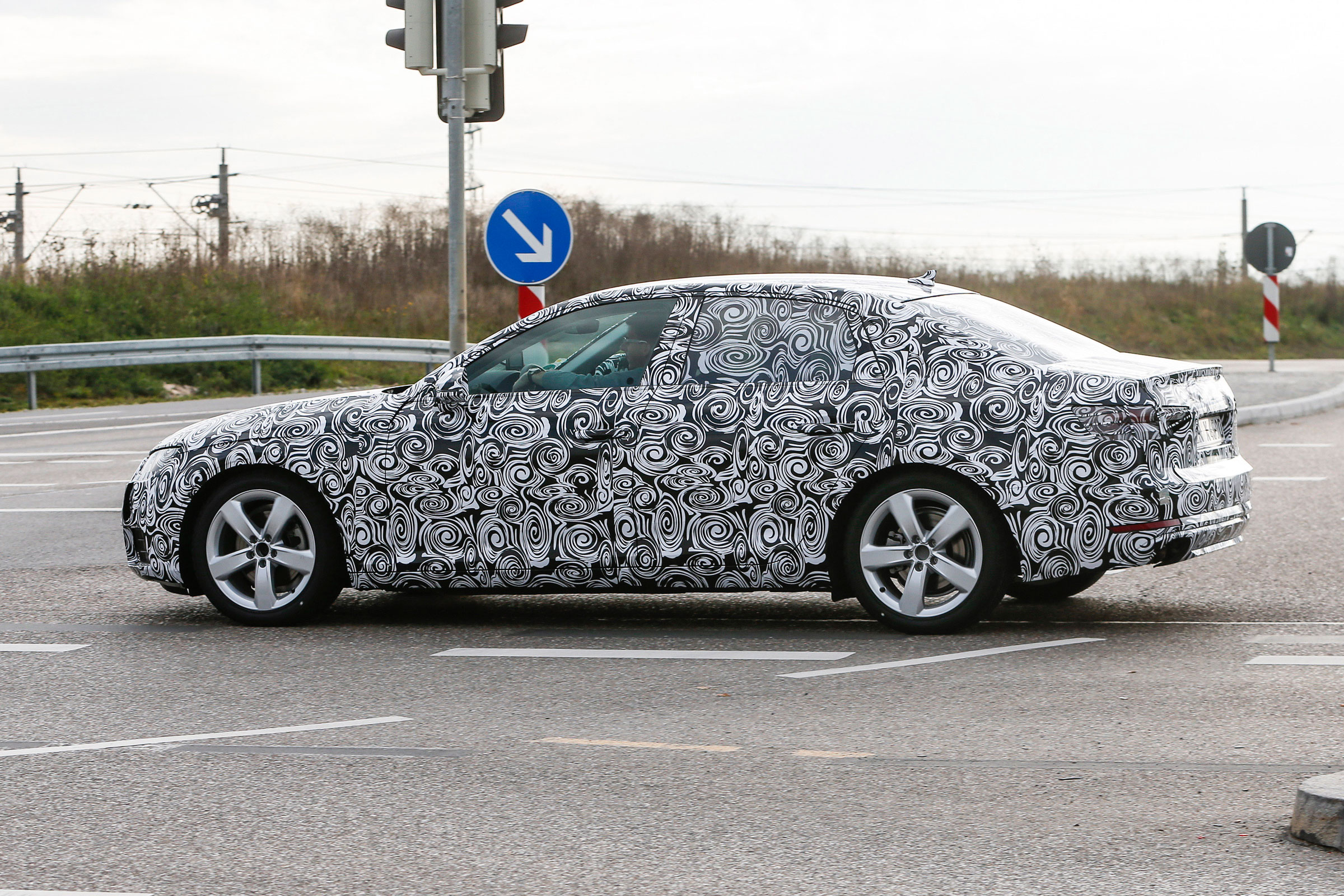 New Audi A4 2015 spy shots 5