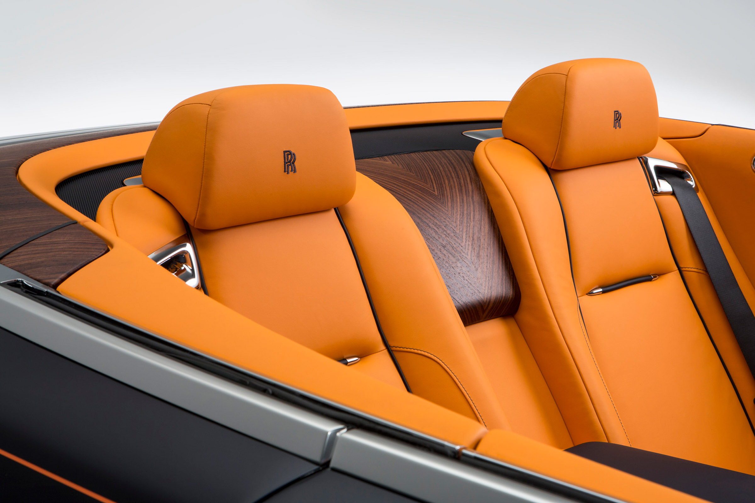 Rolls-Royce Dawn convertible headrests