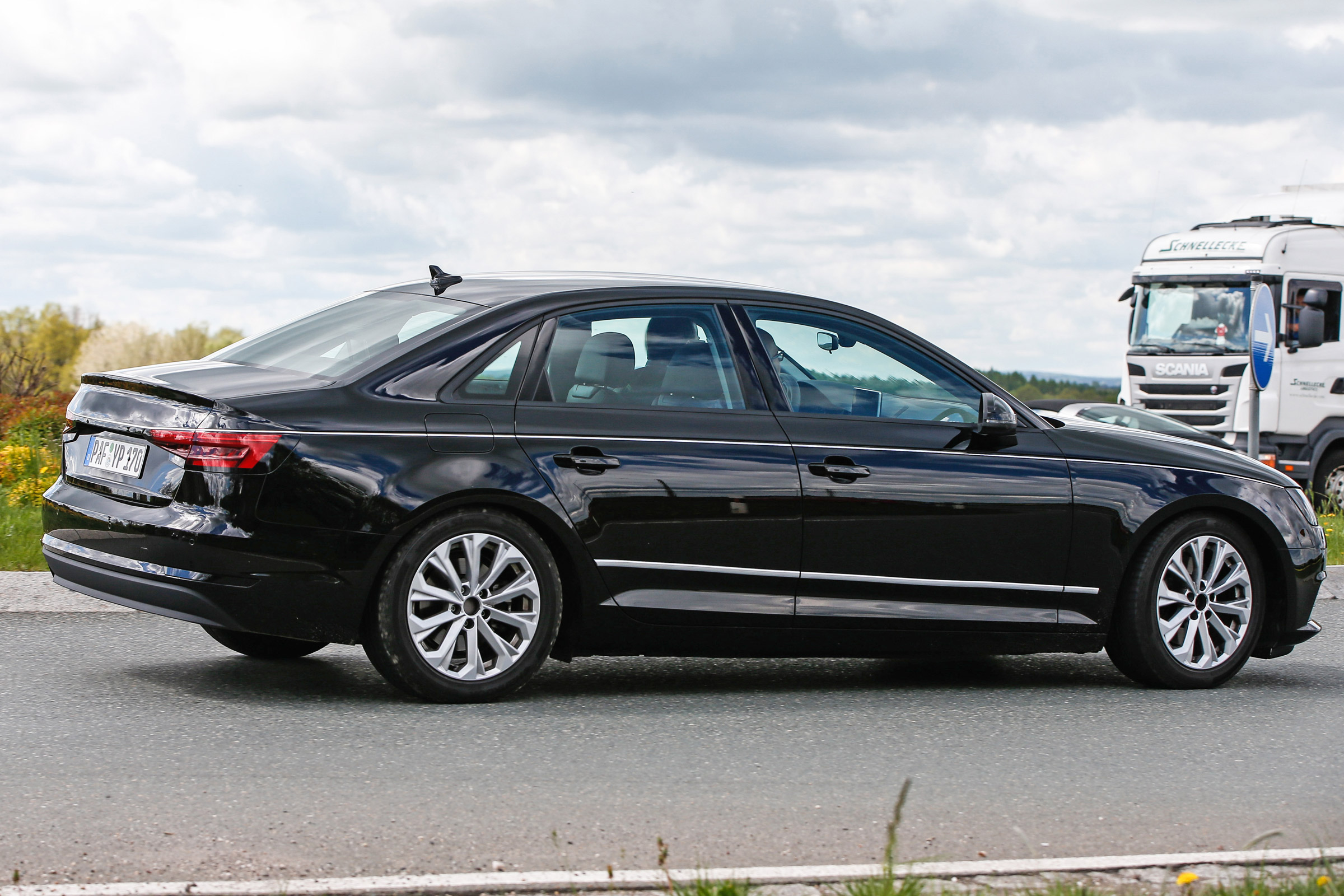New Audi A4 2015 spy shots 6