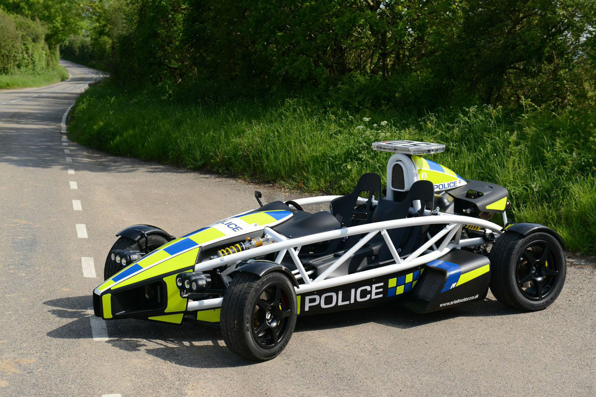 Ariel Atom PL police car static