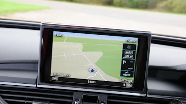 Audi A7 - nav screen