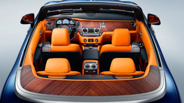 Rolls-Royce Dawn convertible passengers