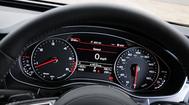 Audi A7 dials
