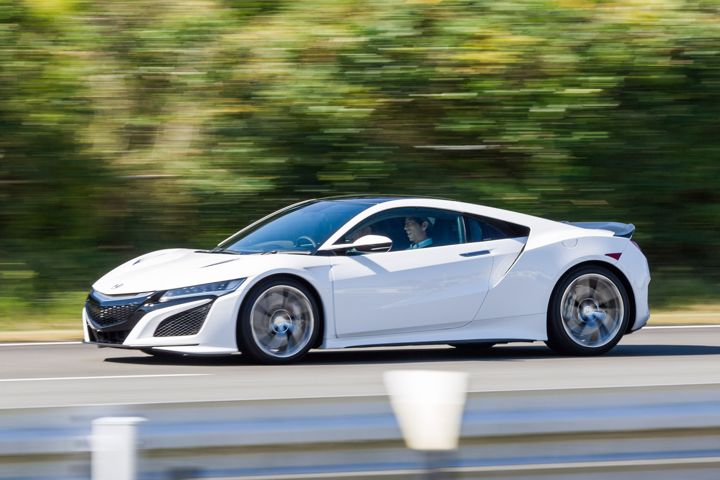 New Honda NSX 2015 white front