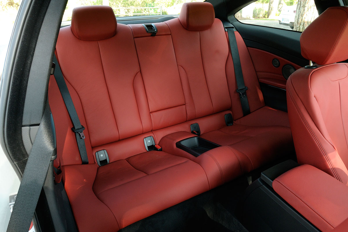 BMW 4 Series rear seats