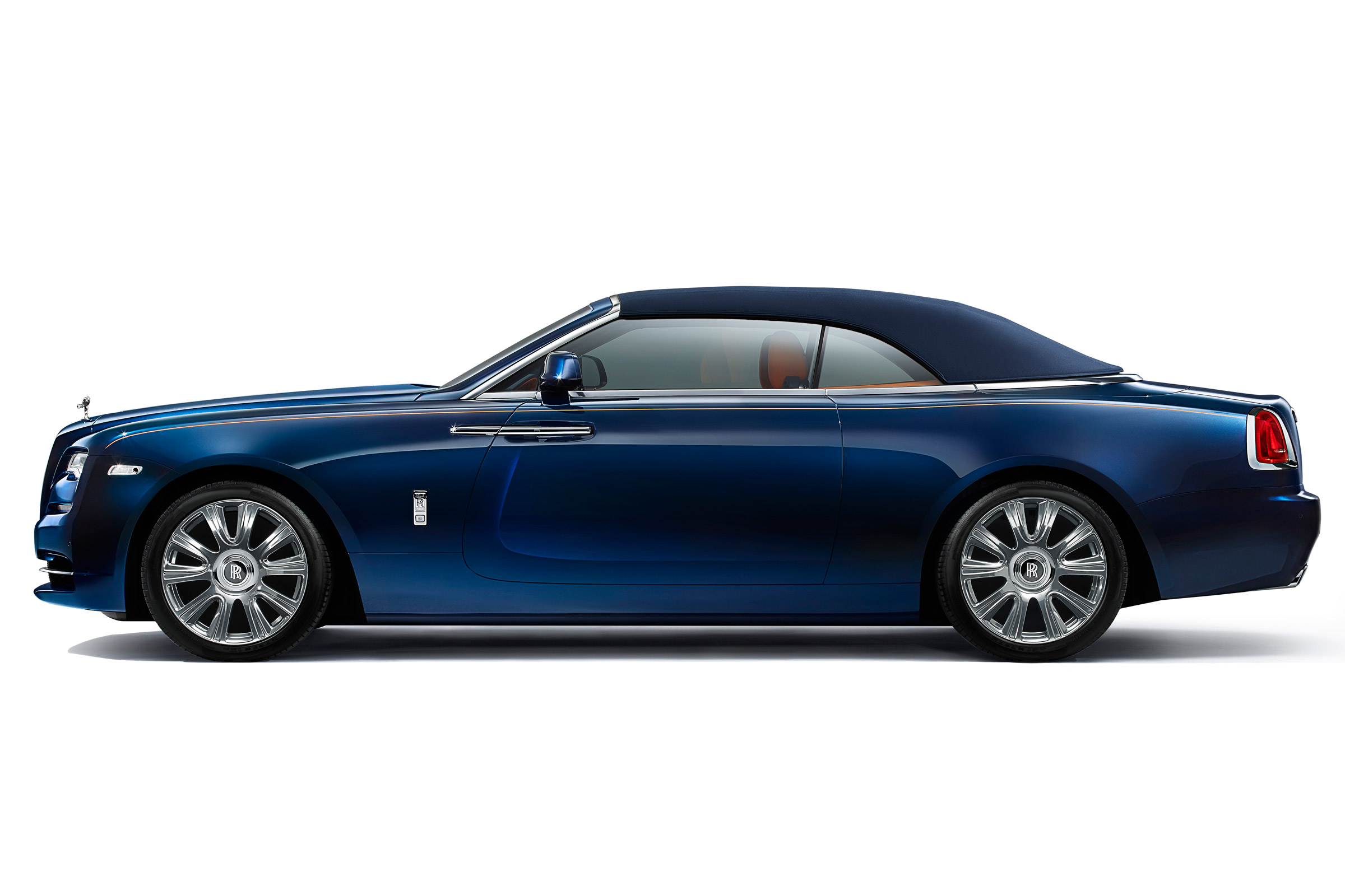 Rolls-Royce Dawn convertible side shot