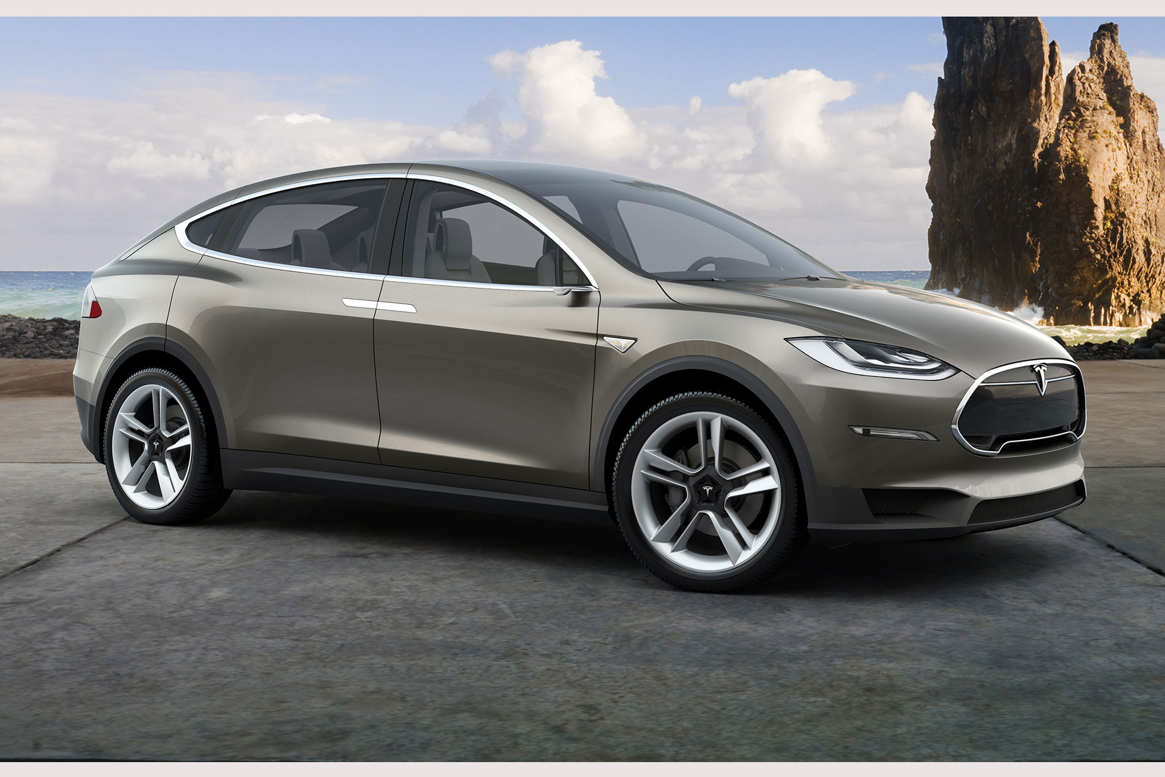 Tesla Model X front side