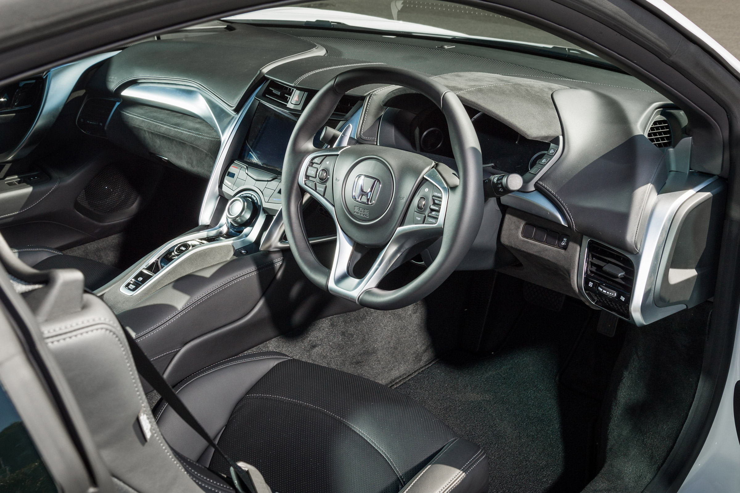 New Honda NSX 2015 white interior