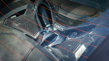 New Honda NSX 2015 white engine