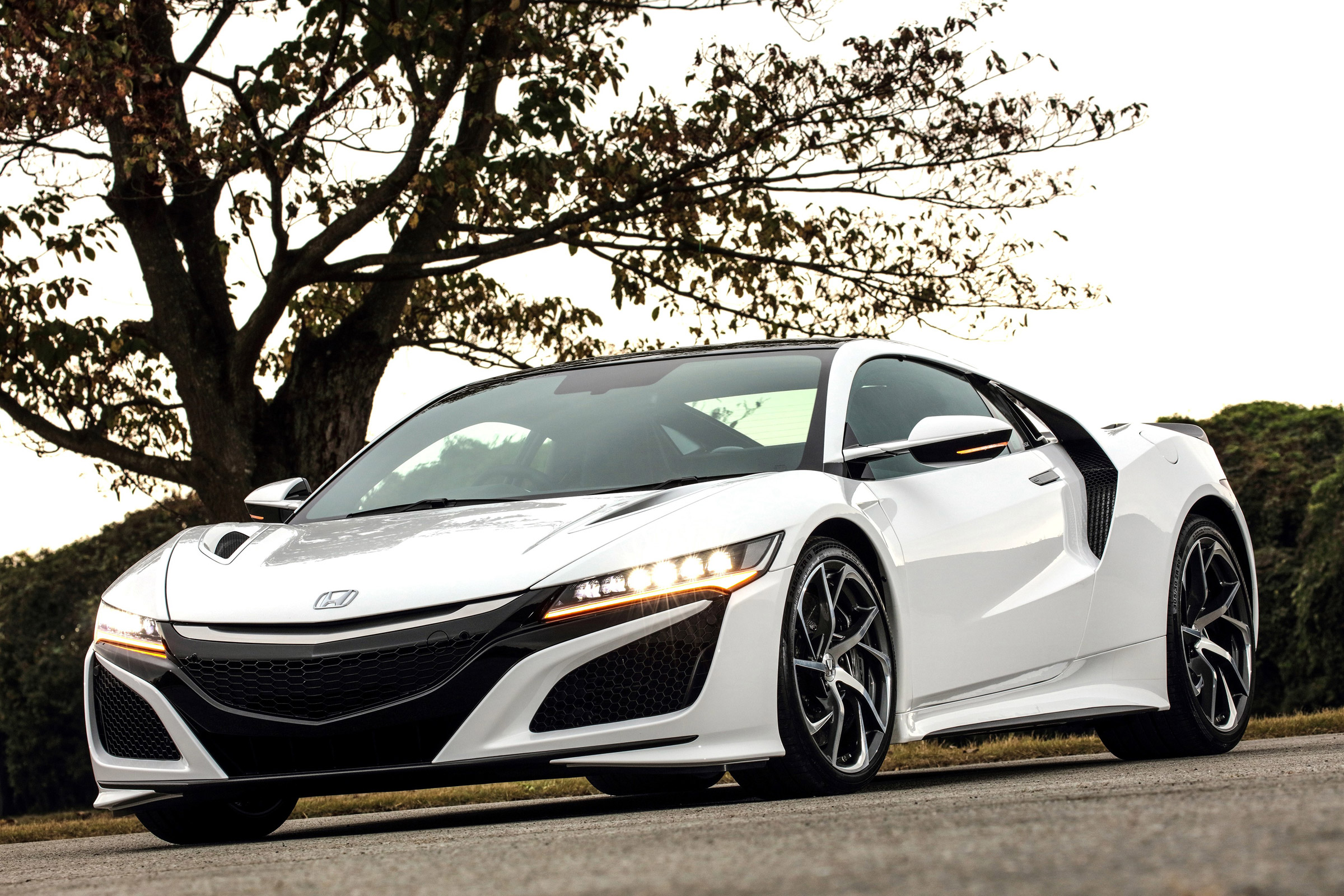New Honda NSX 2015 white static