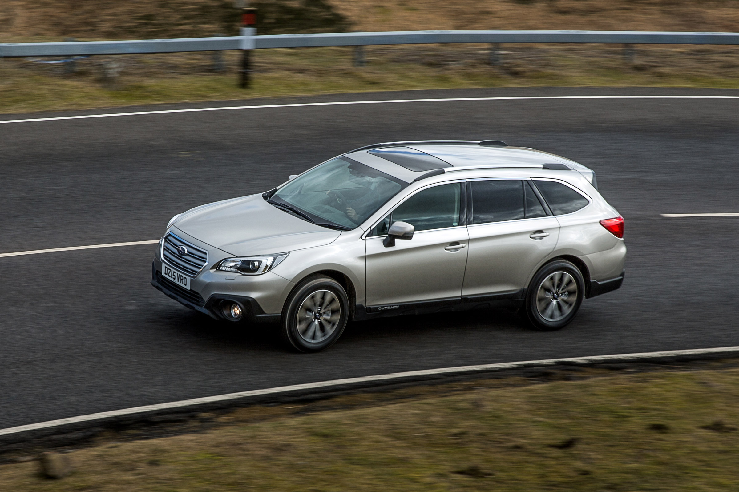 Subaru Outback cornering