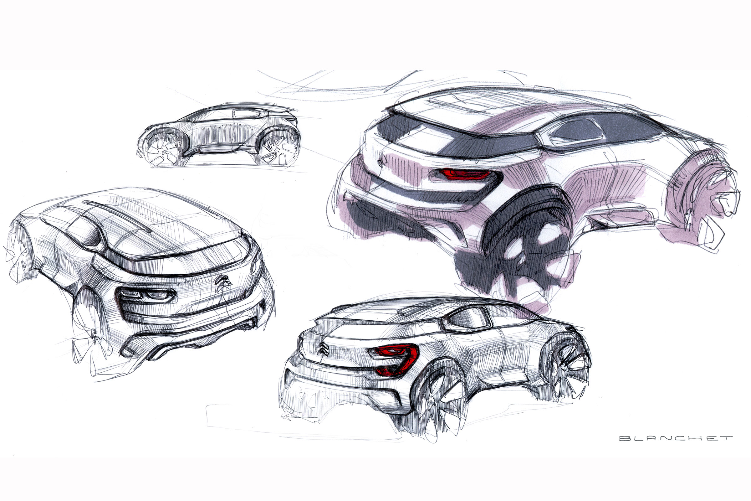 Citroen Aircross concept - sketches