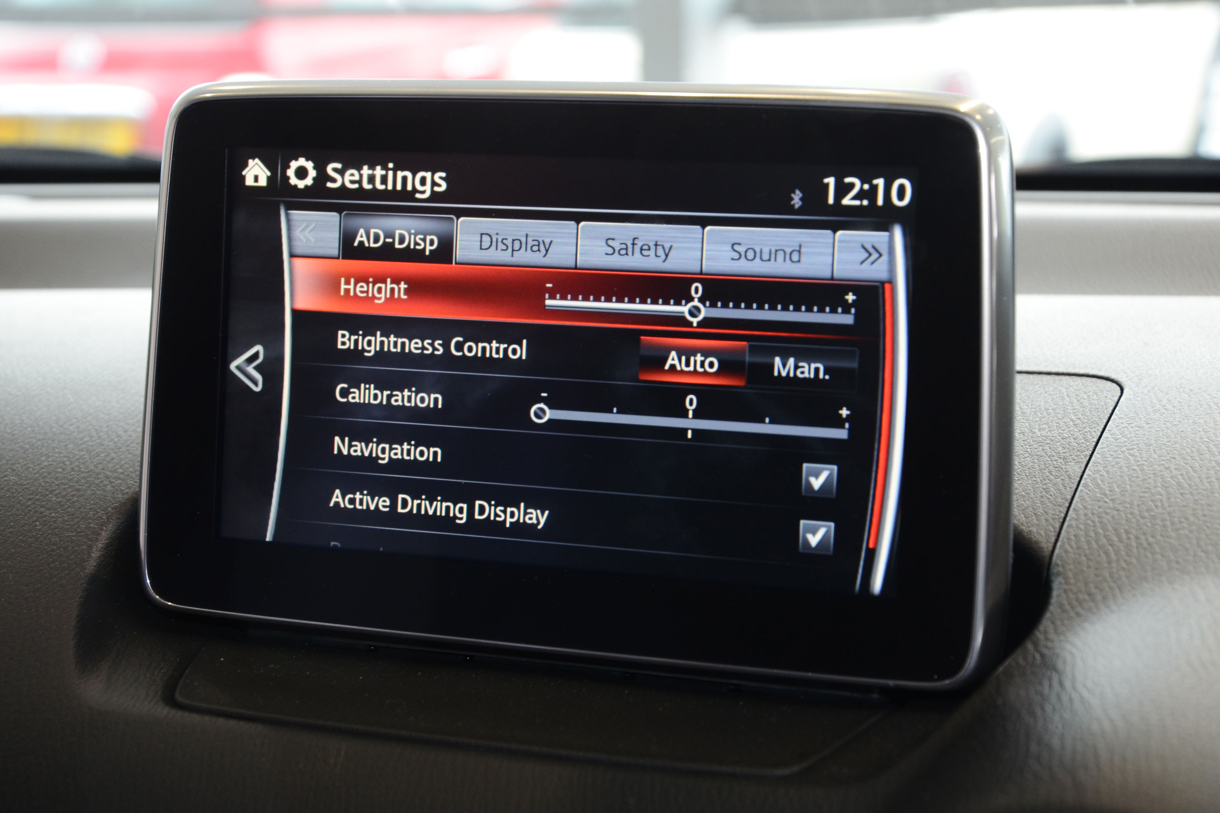 Mazda 2 Sport Nav long term test - display