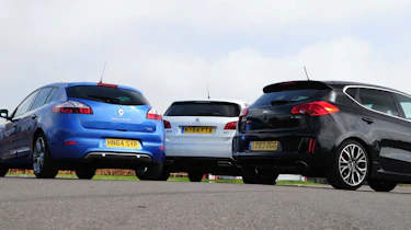 Peugeot 308 GT vs Renault Megane GT 220 & Kia Cee'd GT Tech