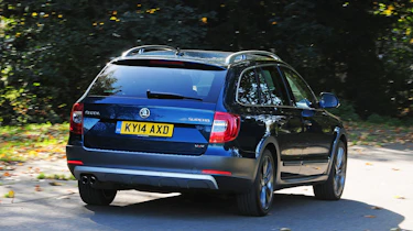 Skoda Superb Estate - rear action