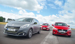 Peugeot 208 vs Mazda 2 and Hyundai i20