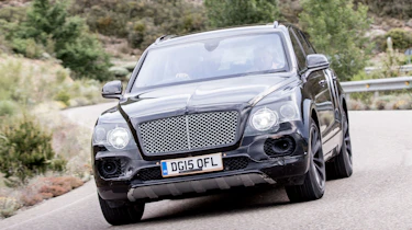 Bentley Bentayga prototype first drive - front action